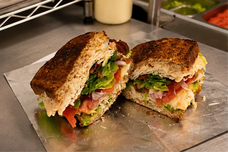 Chicken Cobb sandwich from PV Deli
